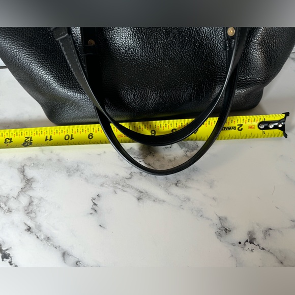 COACH Black Pebbled Leather Tote Bag 36604 Authentic - Picture 10 of 15